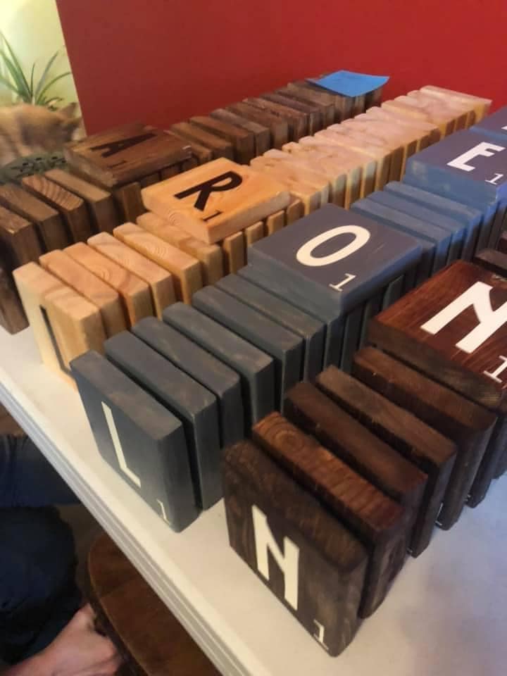 scrabble tiles, diy scrabble tiles