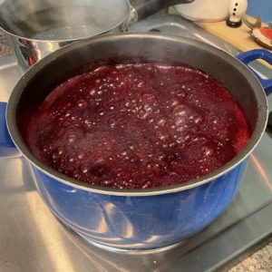 black raspberry jam