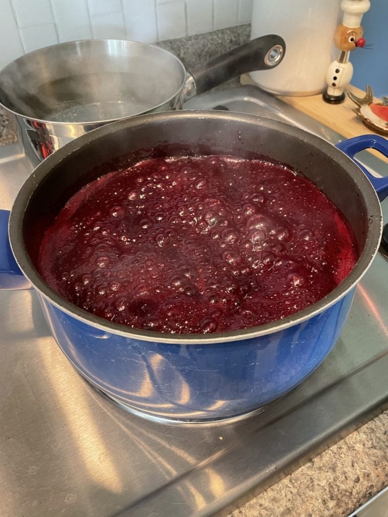 black raspberry jam
