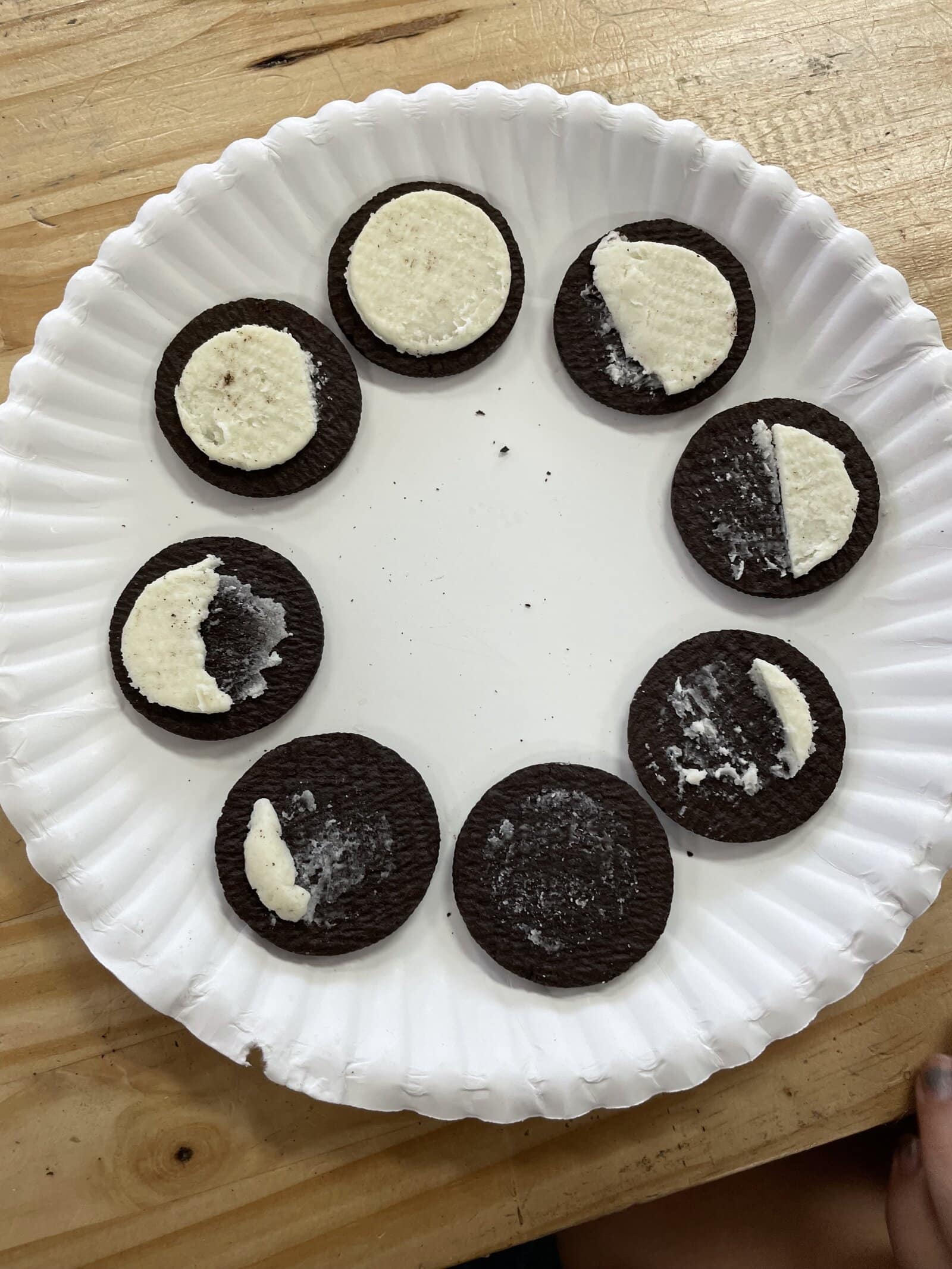 phases of the moon, space