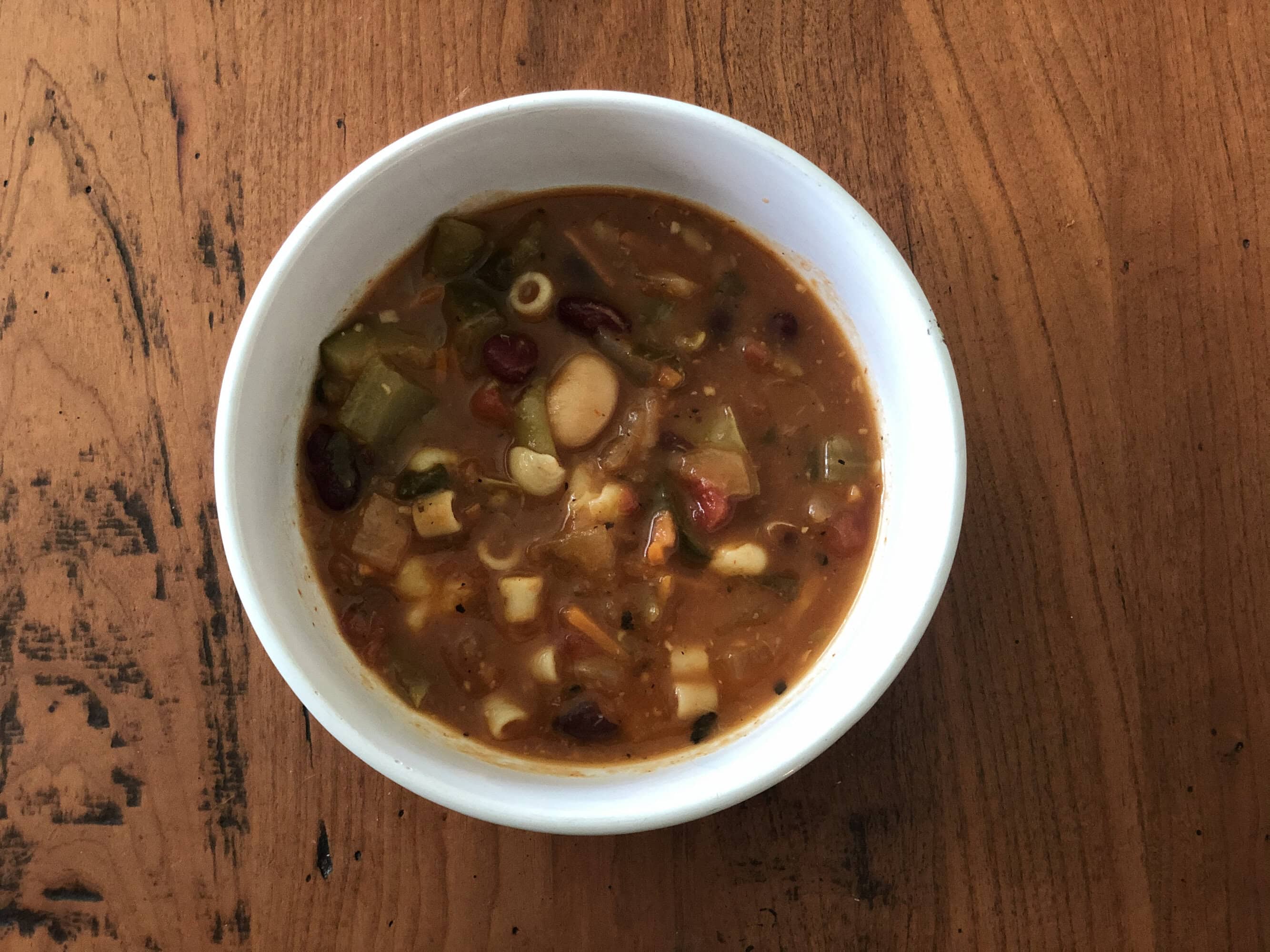 Bowl of Minestrone Soup