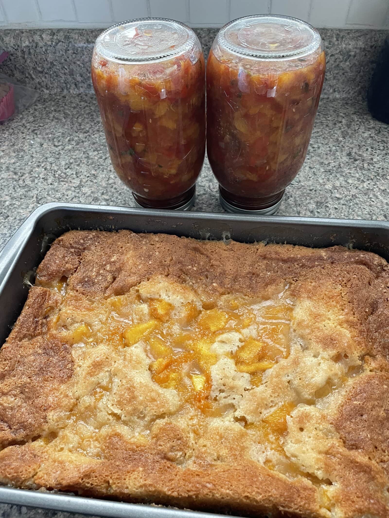 peach cobble, peach salsa, spicy peach salsa, peach recipes