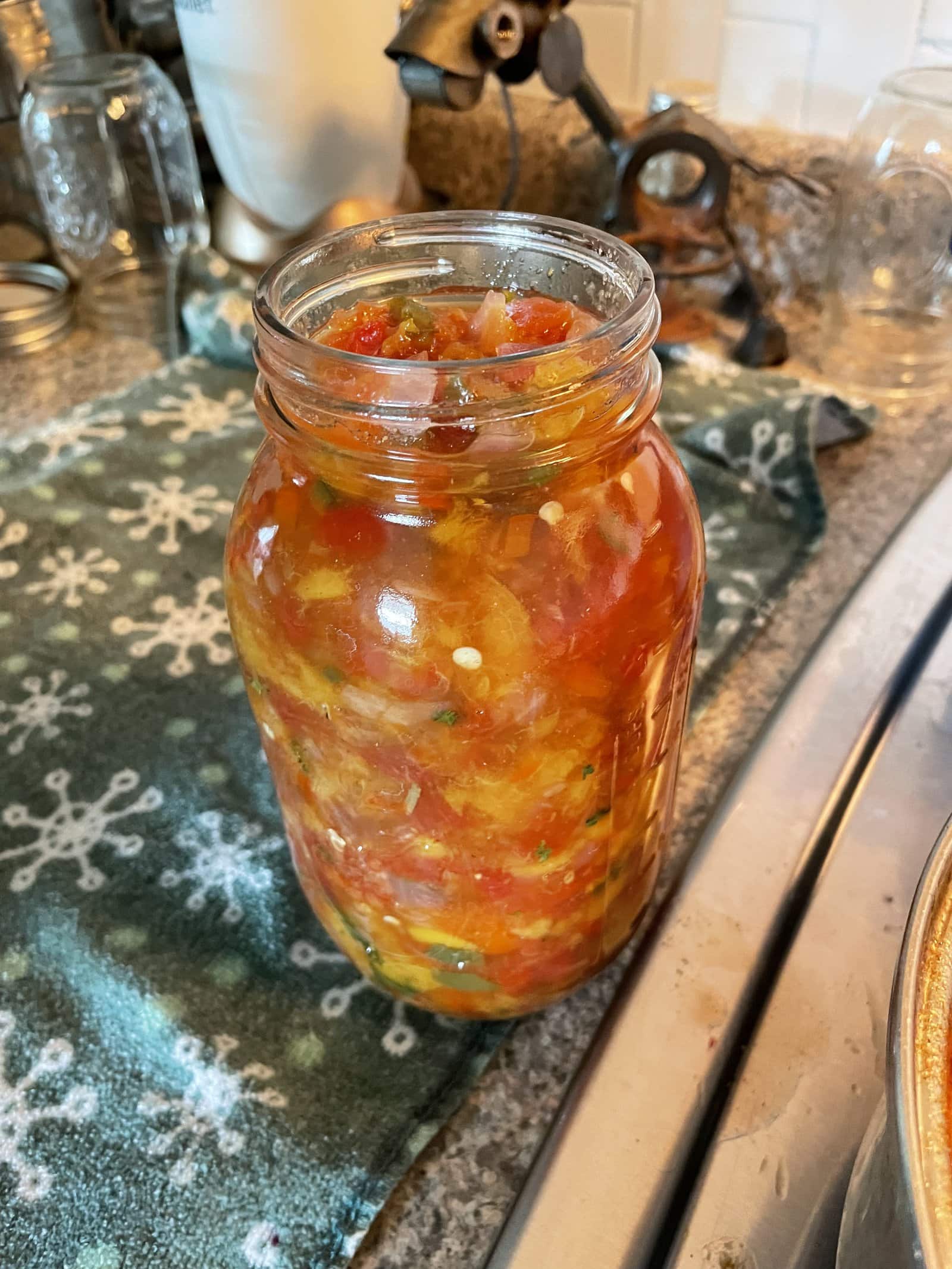 Spicy Peach Salsa
