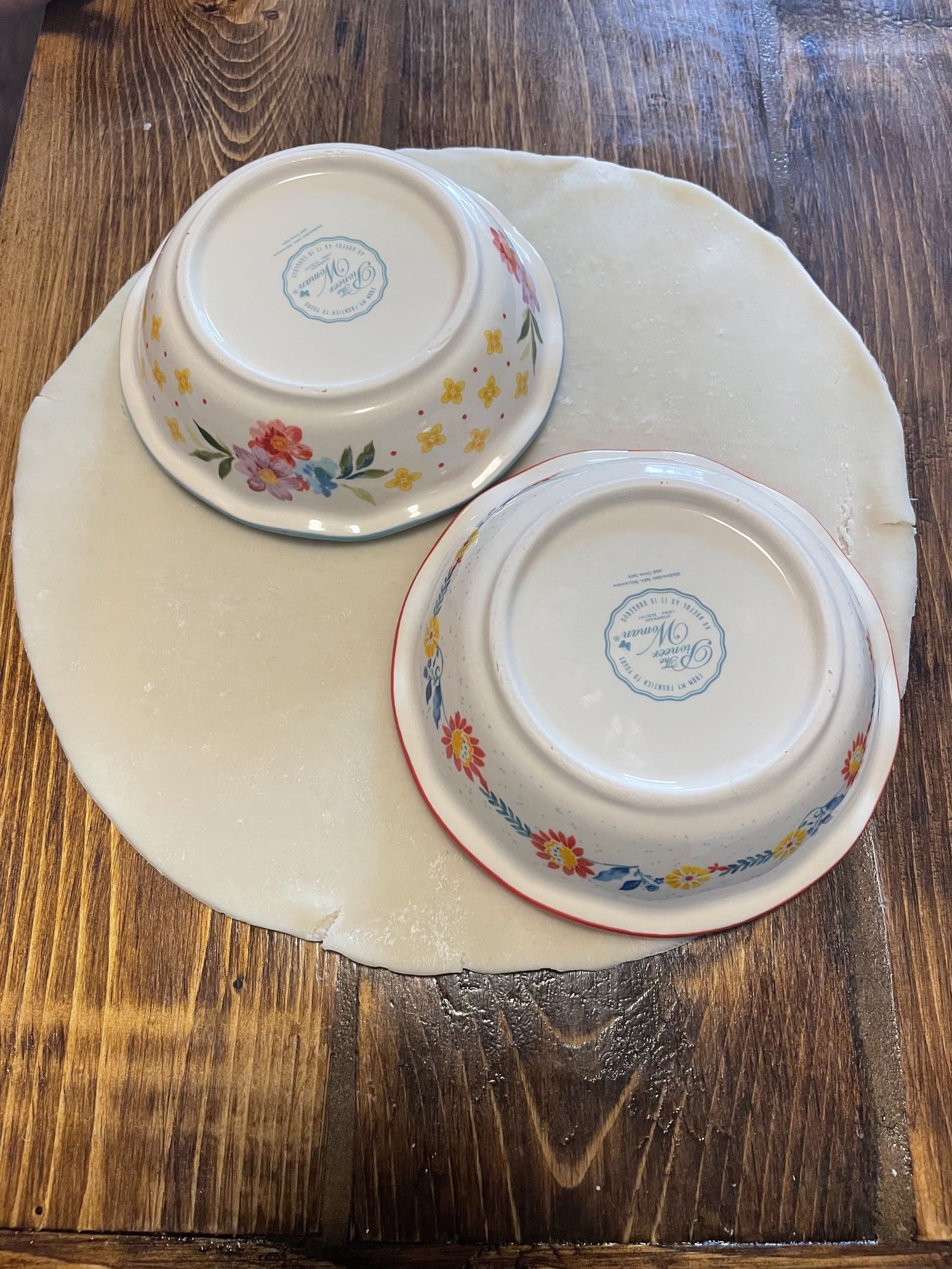 pioneer woman mini pie pans