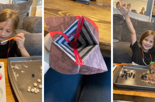 montessori volcano lesson