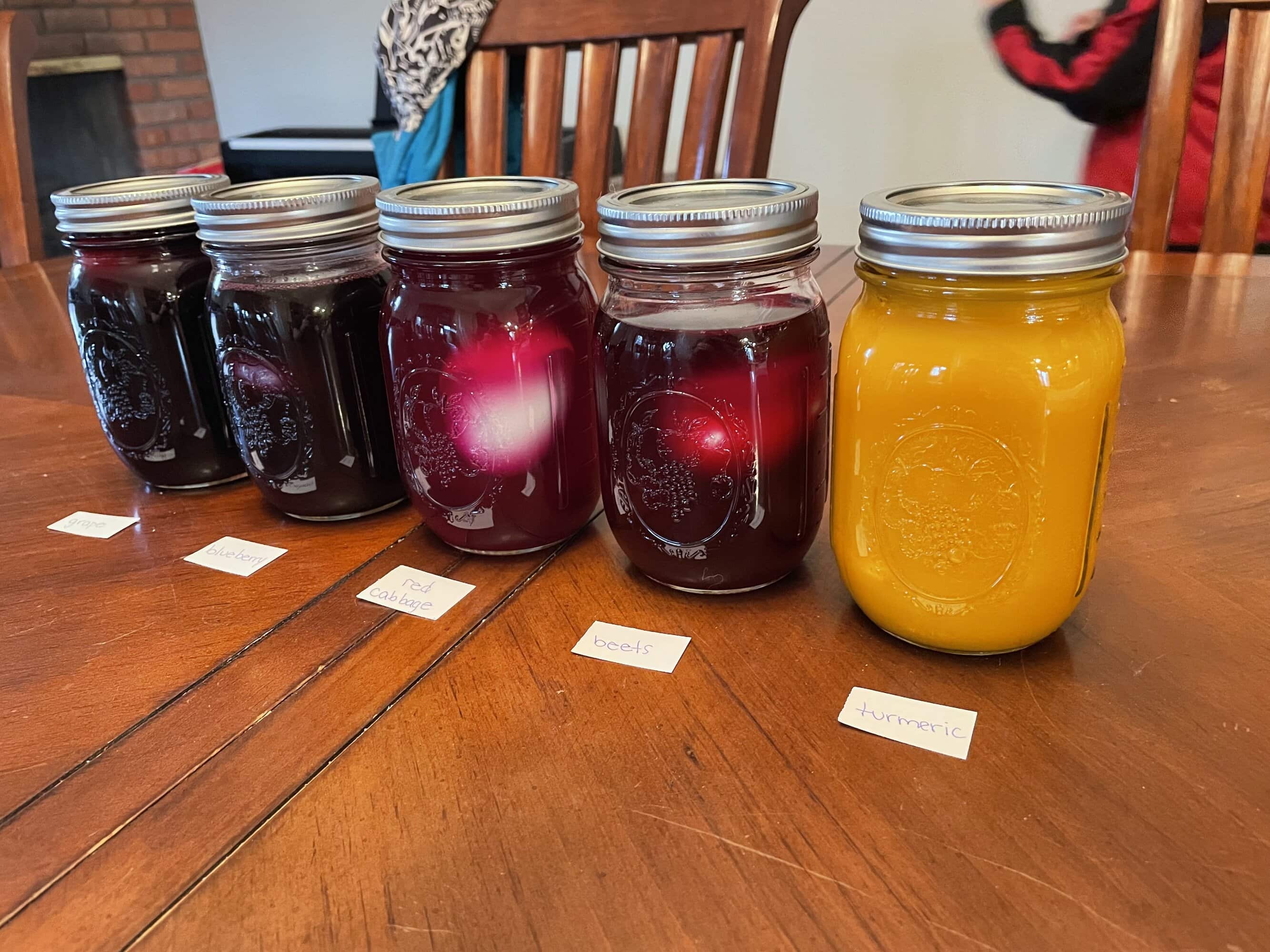 all-natural dye, easter eggs