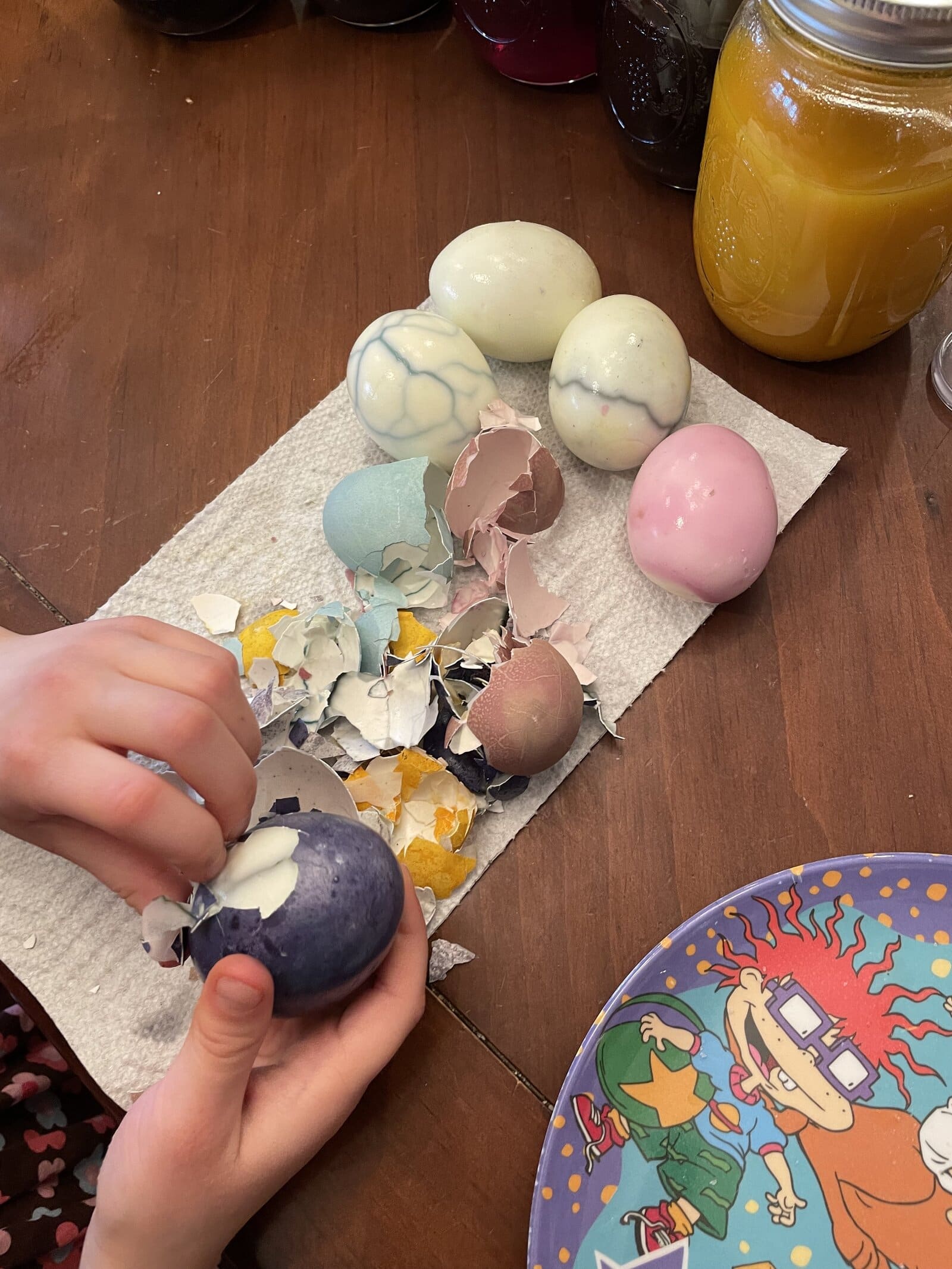 all-natural dye, easter eggs