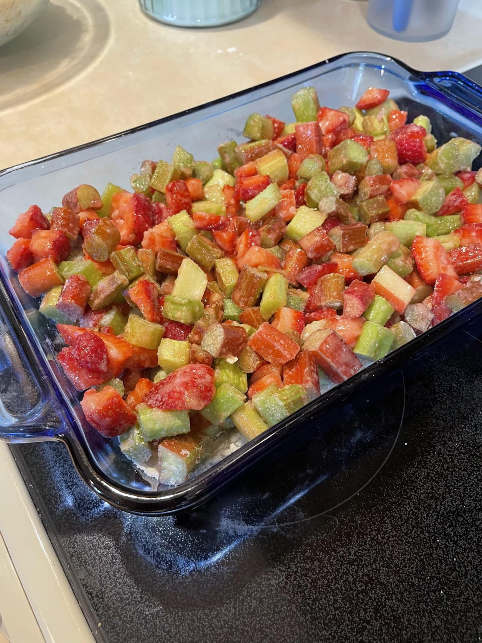 strawberry rhubarb, rhubarb crumble