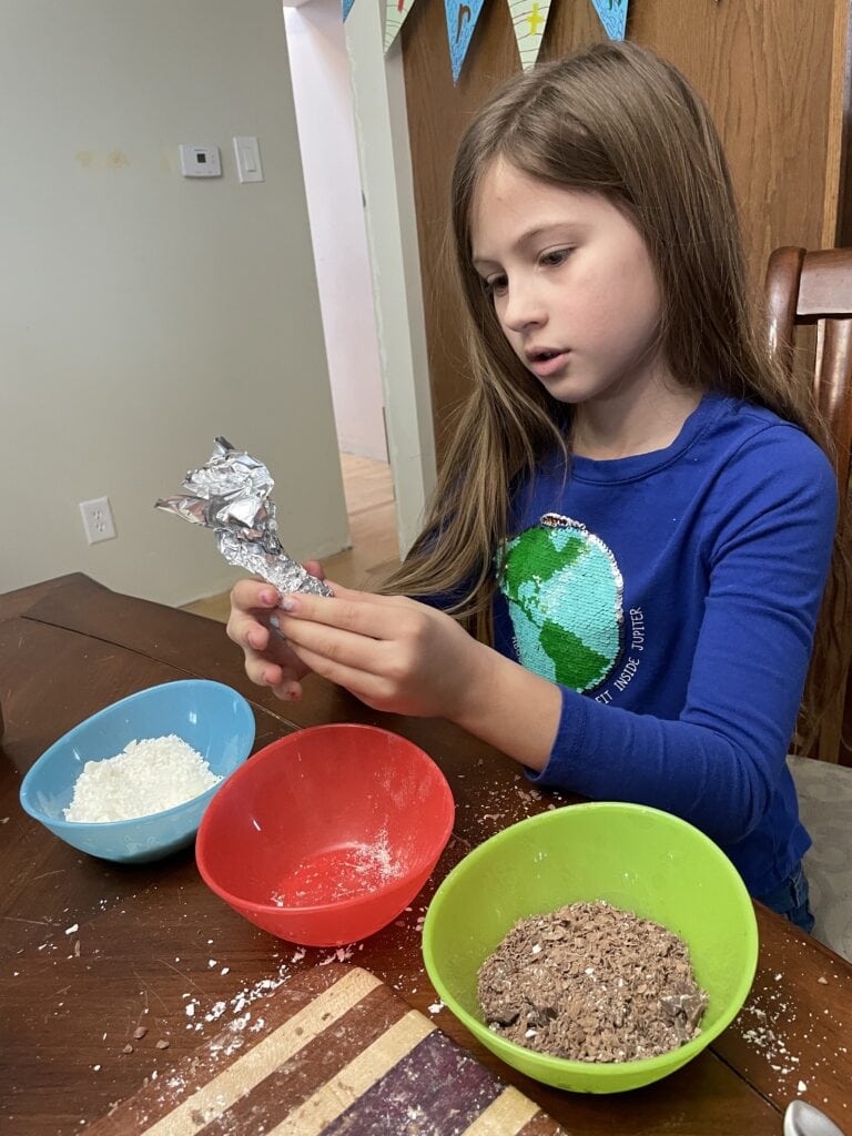 chocolate rock cycle craft