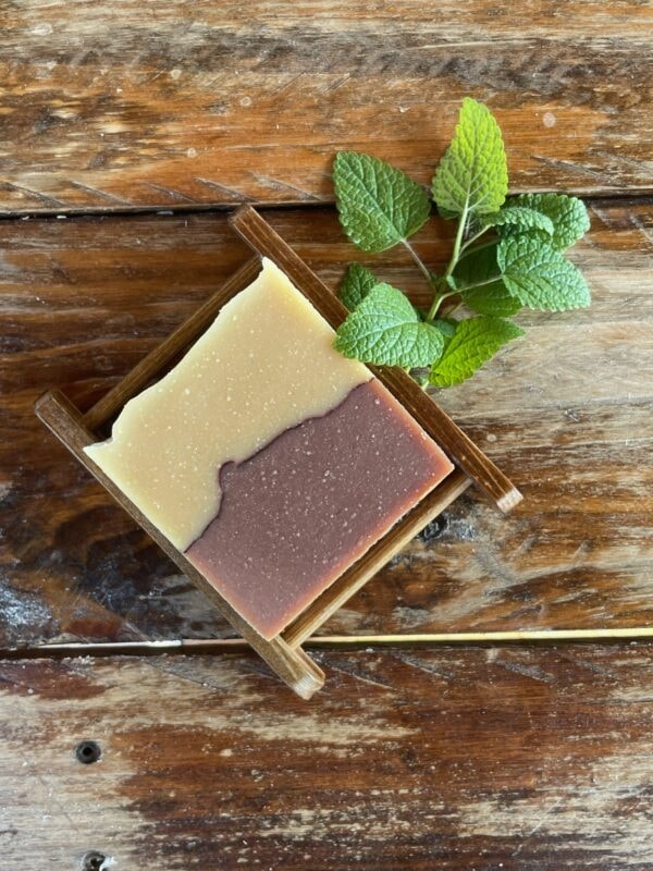 milk chocolate mint soap