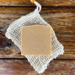 Apple Spice Soap on Soap Saver Bag