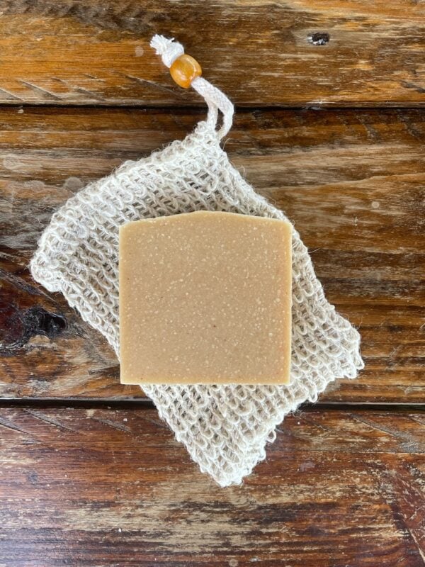 Apple Spice Soap on Soap Saver Bag