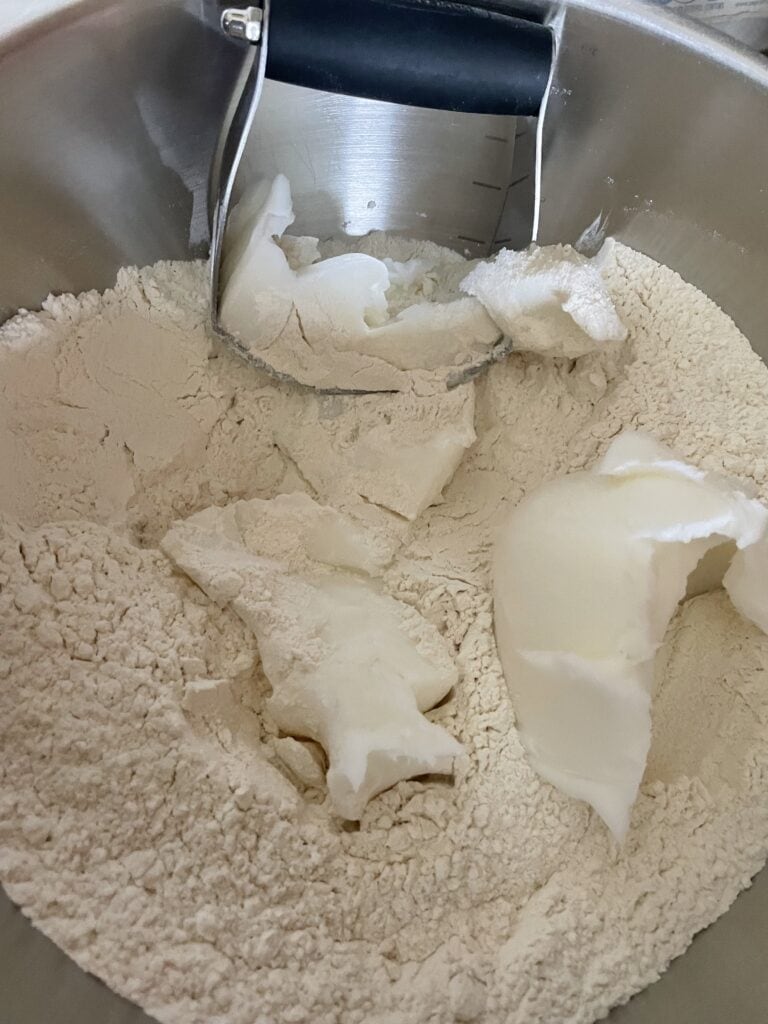 pasty dough, lard, flour