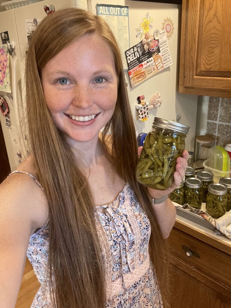 pressure canned green beans
