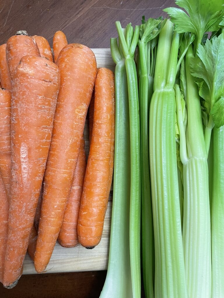 carrots and celery