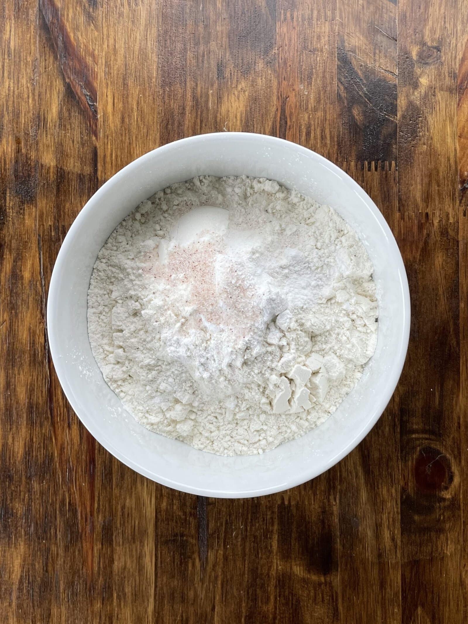 dry ingredients for coffee cake