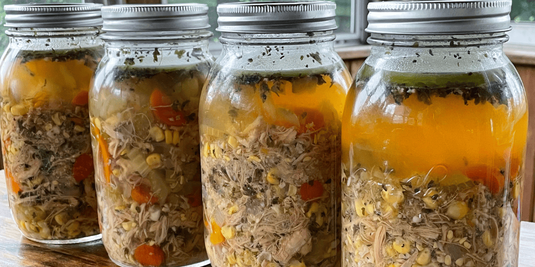 pressure canned chicken soup