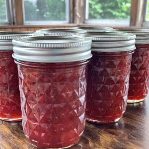 no pectin strawberry rhubarb jam