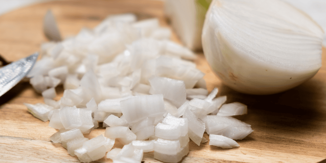 diced onions