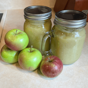 applesauce, apples