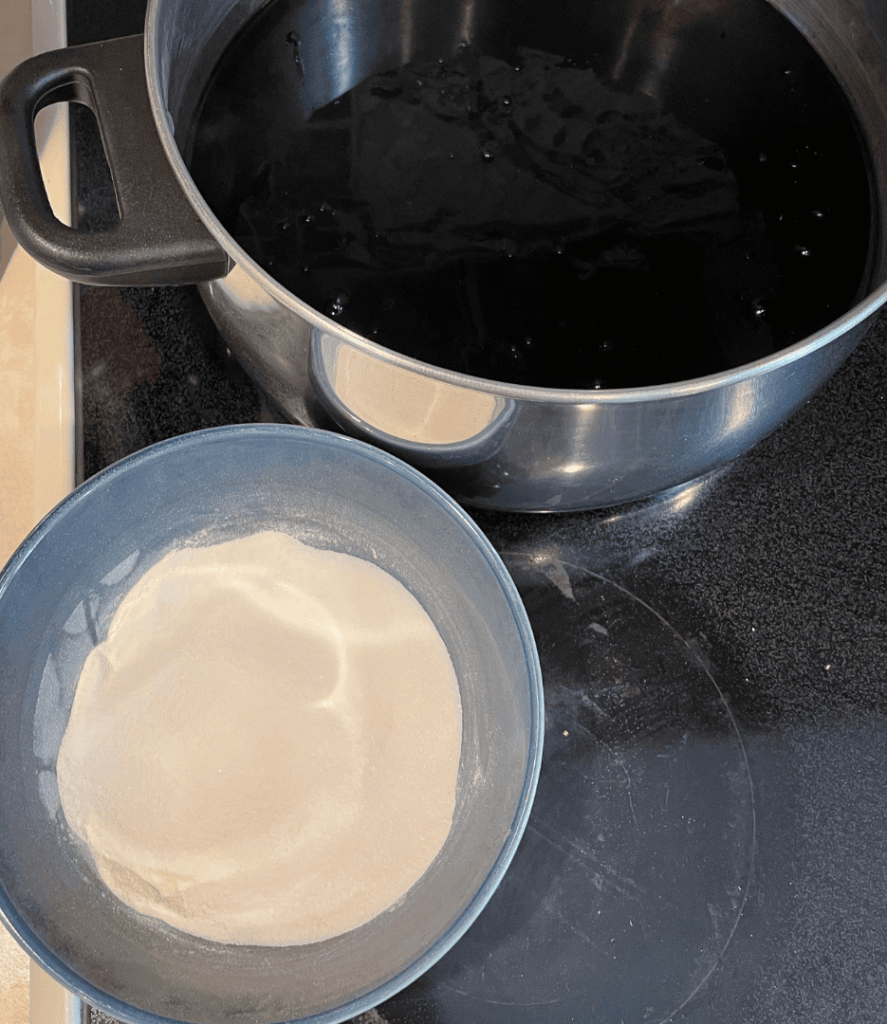 pectin and sugar and jelly