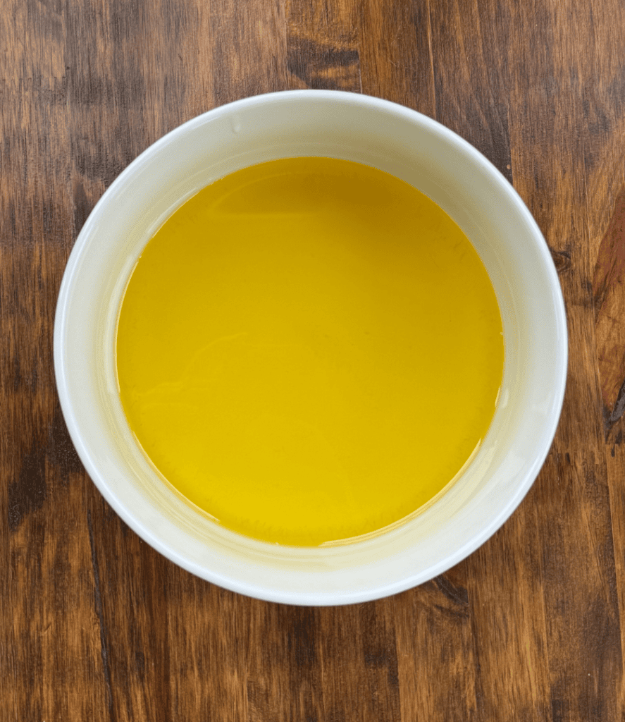 tallow, dandelion-infused olive oil