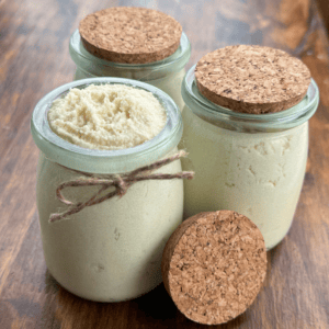 dandelion tallow sugar scrub