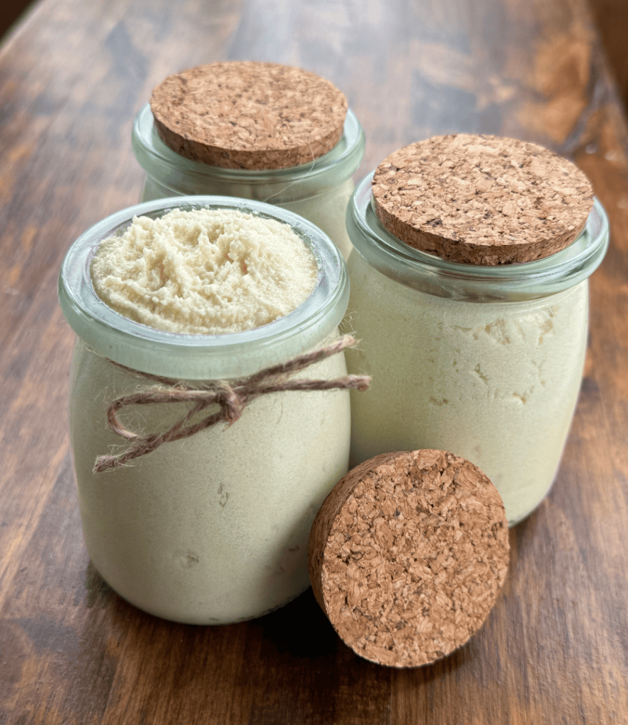 dandelion tallow sugar scrub