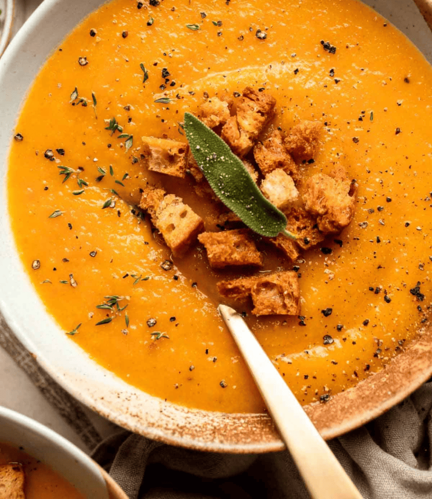 fall recipes, butternut squash soup