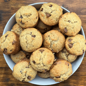 chocolate chip banana bread muffins