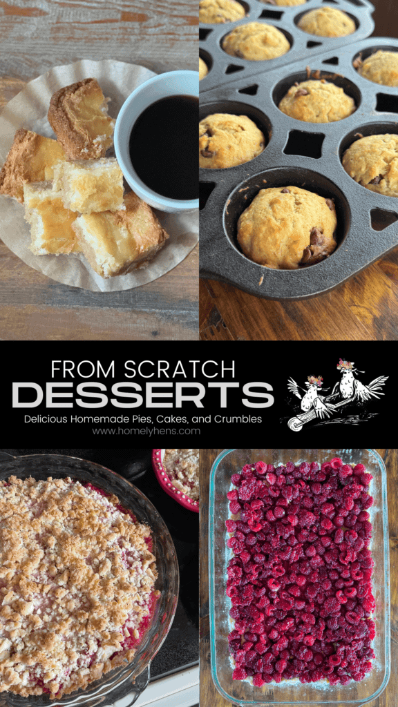 pie, cake, crumble, dessert recipes, homemade desserts