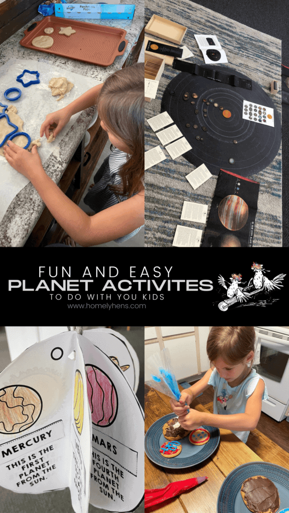space camp, space crafts, homeschool lessons