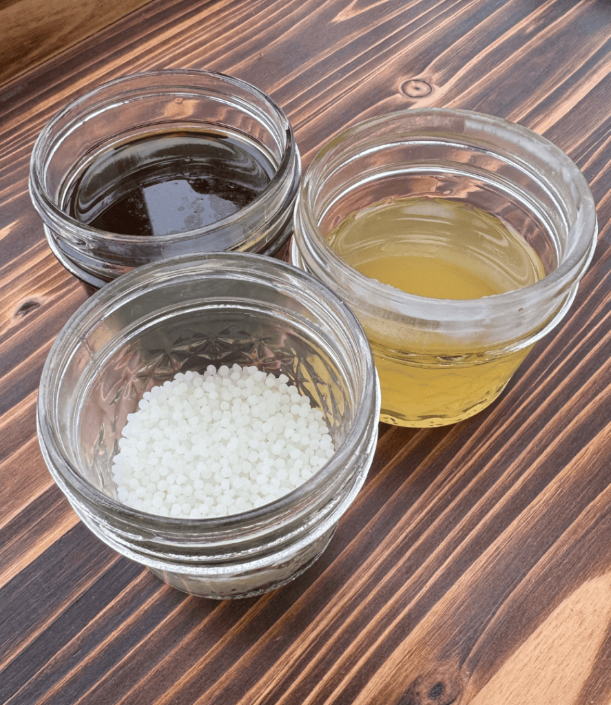 lip balm for cold sores, tallow, lemon balm-infused olive oil, beeswax