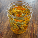 calendula-infused coconut oil