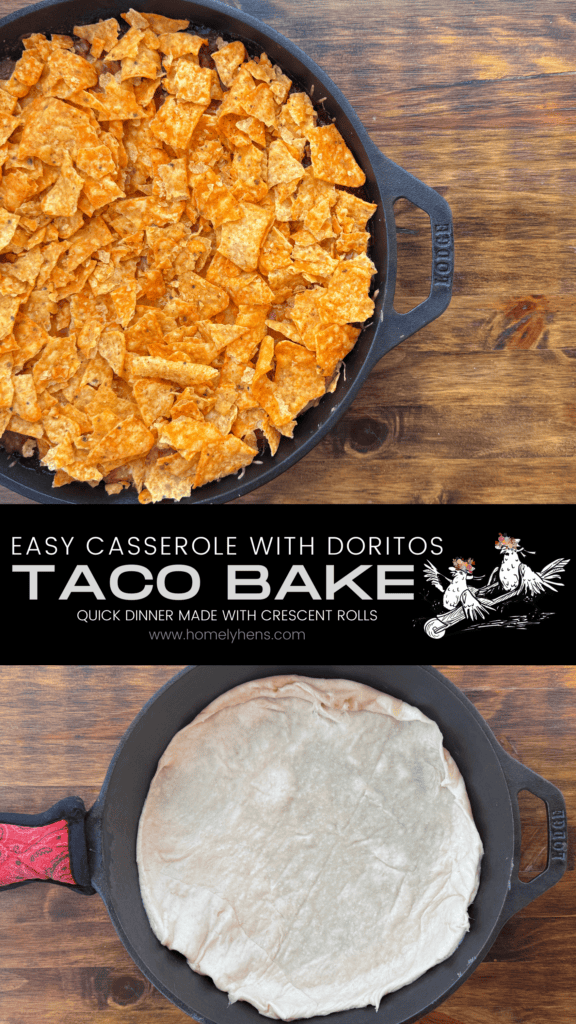 quick taco bake with doritos