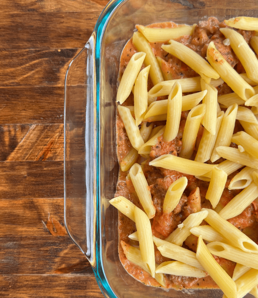 easy penne pasta bake