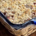 strawberry rhubarb crumble