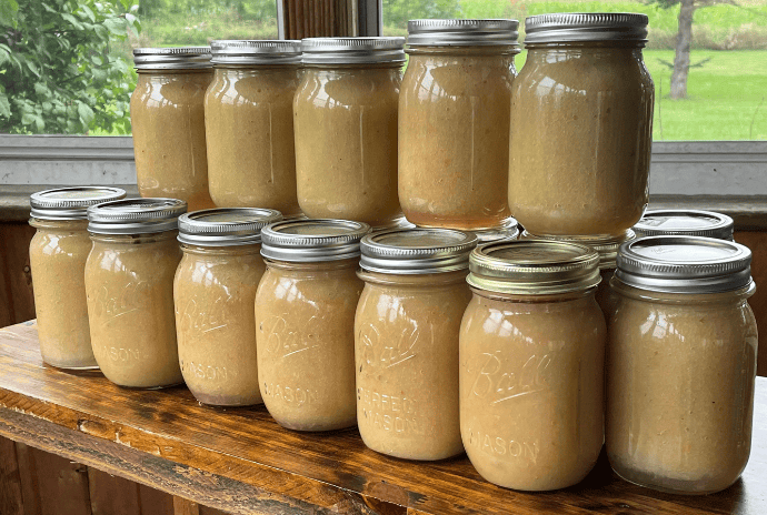 monthly canning guide for zone 5 gardeners, applesauce