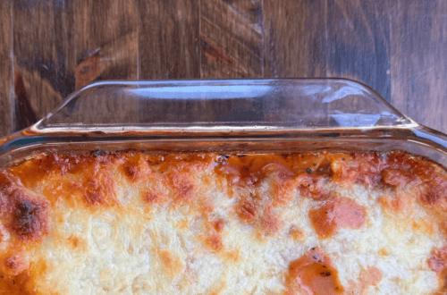 cheesy pasta bake