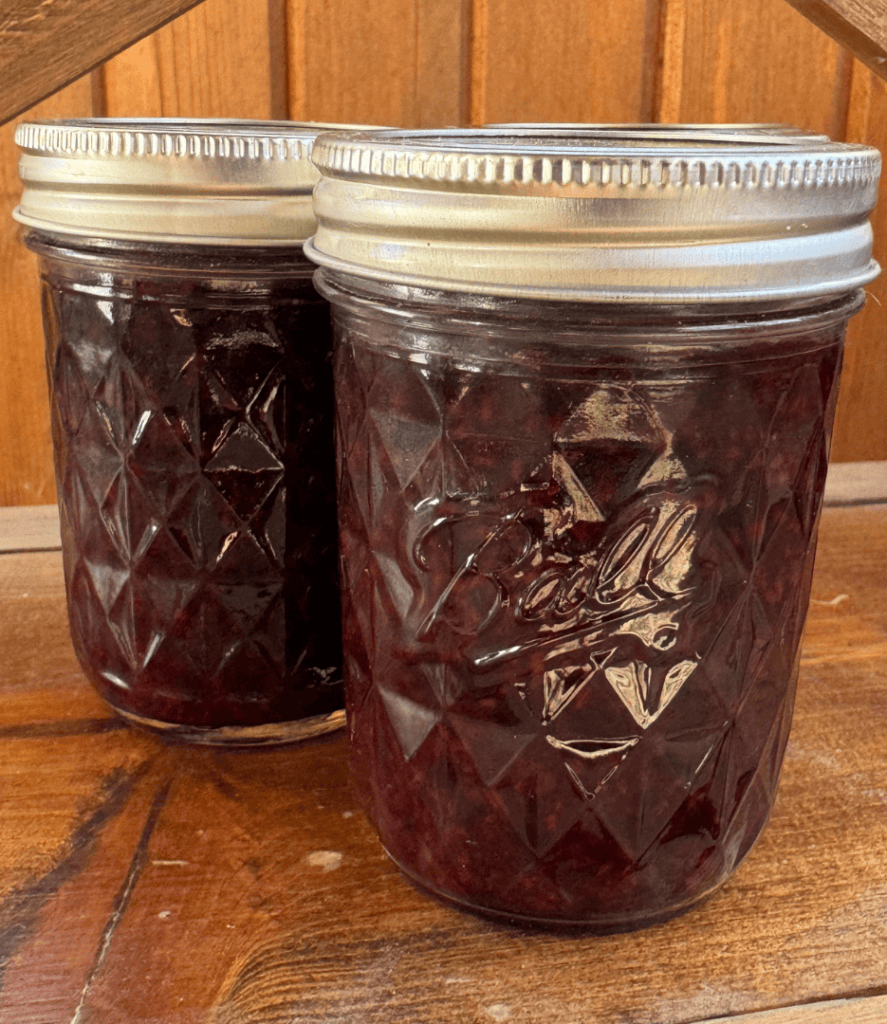 black raspberry currant jam