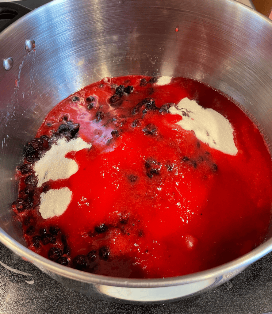 black raspberry, red currant jam, Black Raspberry Currant Jam