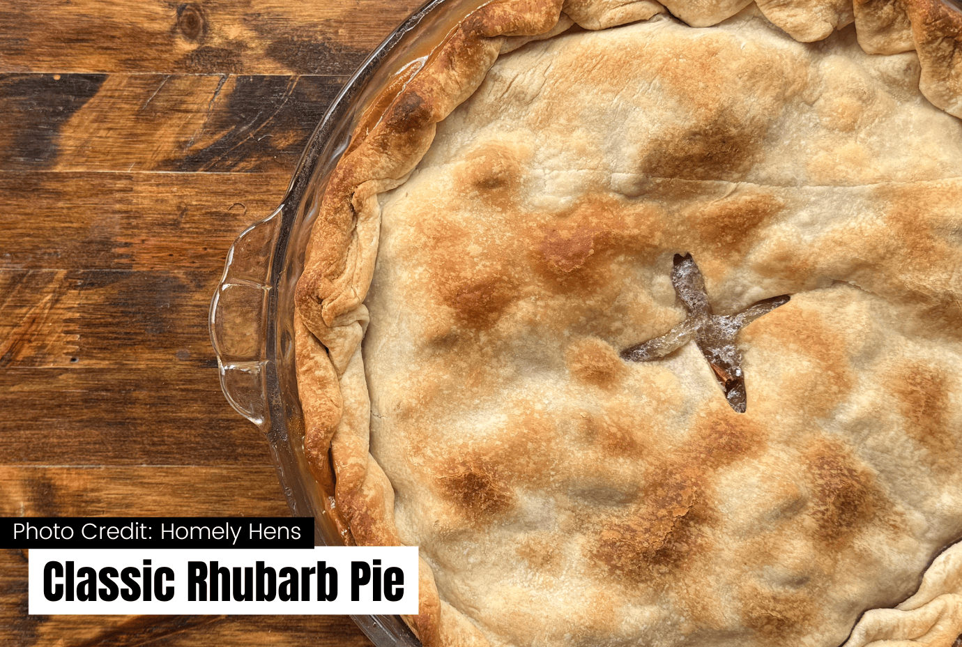 classic rhubarb recipe, rhubarb pie