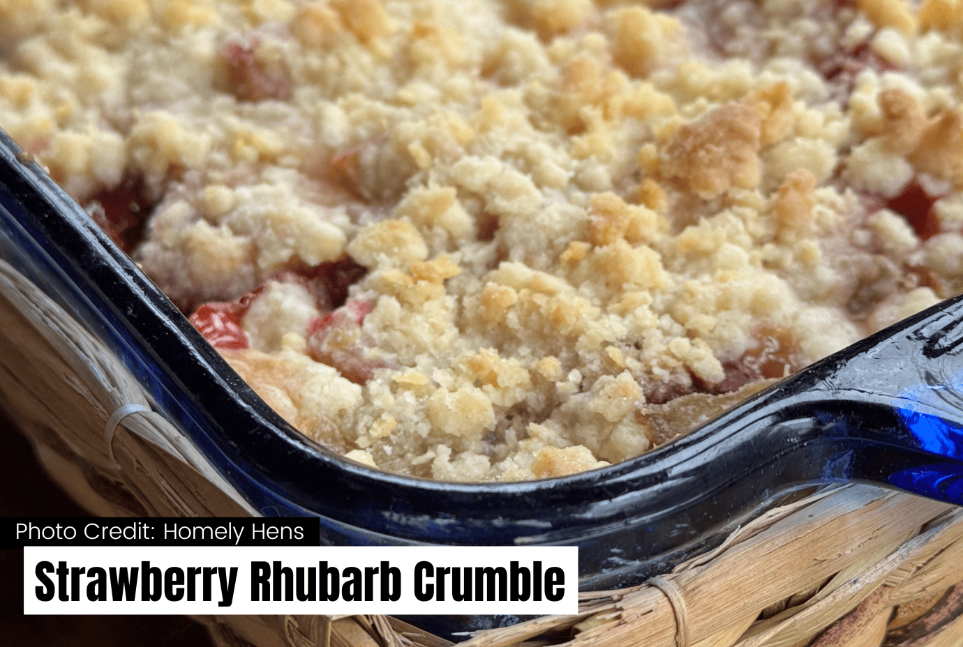 strawberry rhubarb crumble, rhubarb recipes