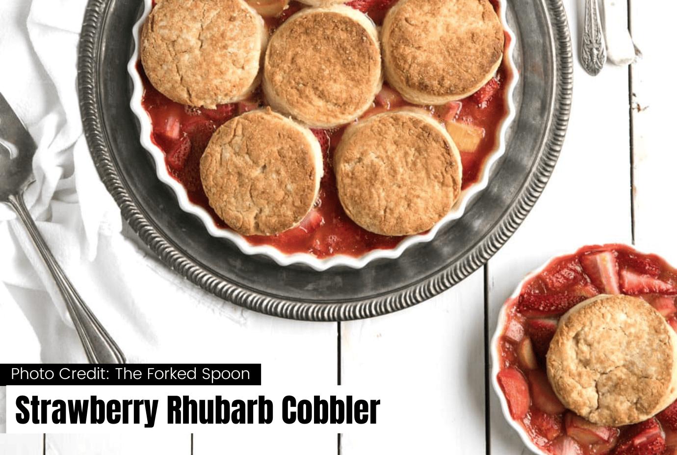 strawberry rhubarb cobbler, rhubarb dessert recipes