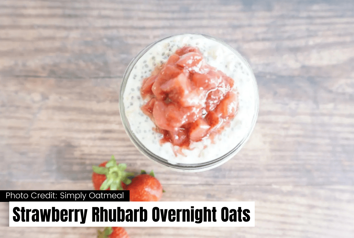 strawberry rhubarb overnight oats