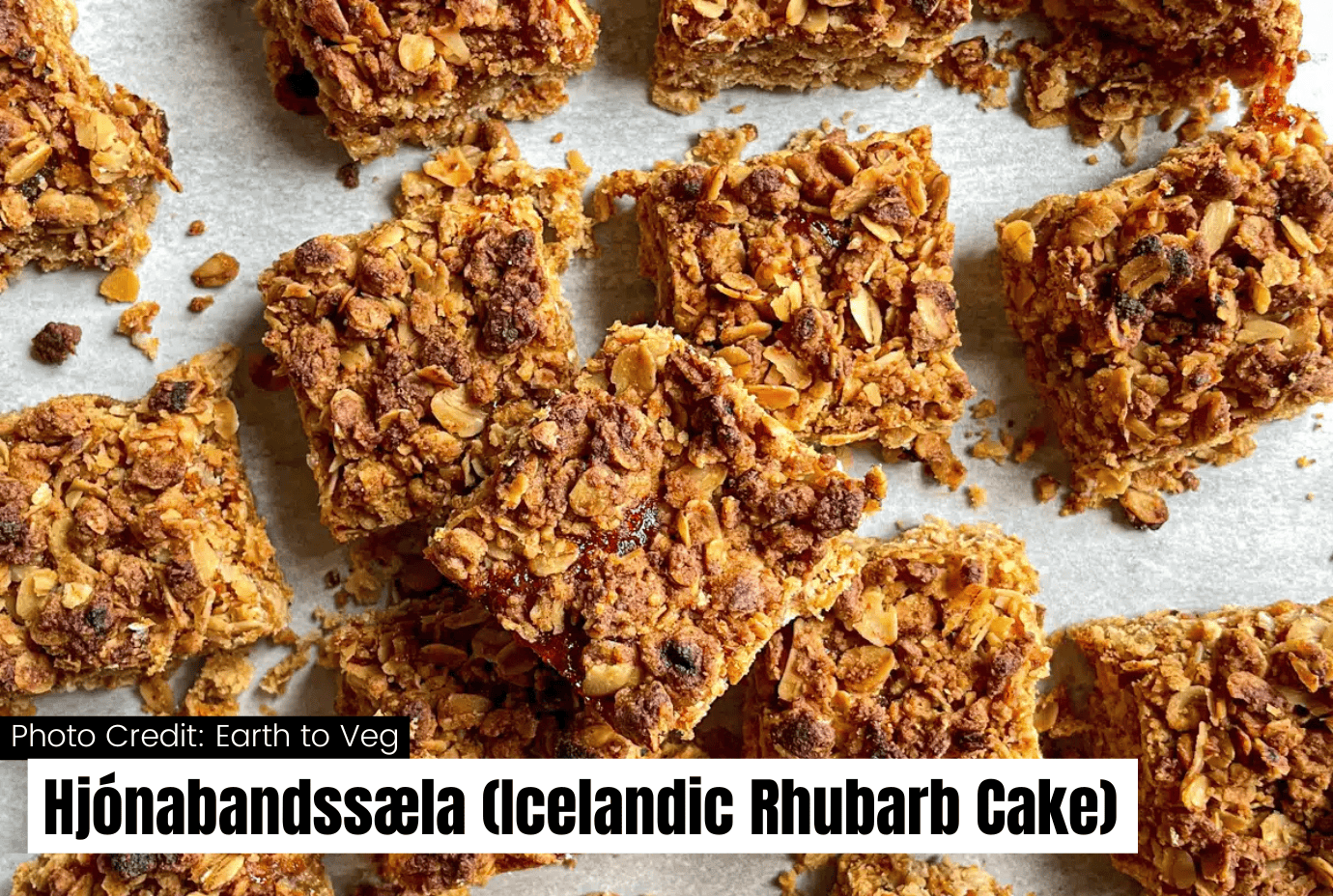 Hjónabandssæla Icelandic Rhubarb Cake, rhubarb dessert recipes