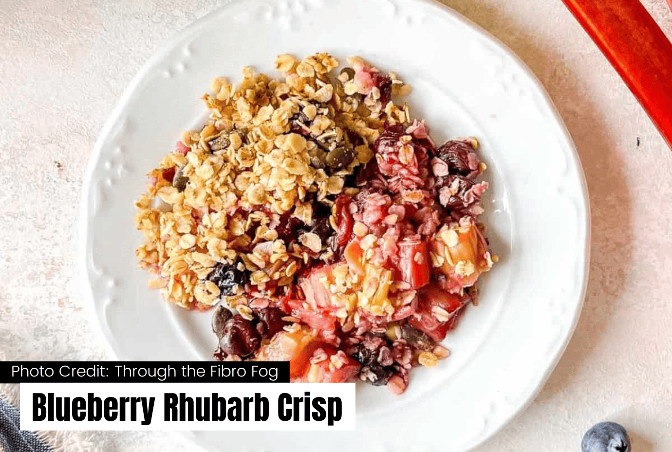 blueberry rhubarb crisp, rhubarb dessert