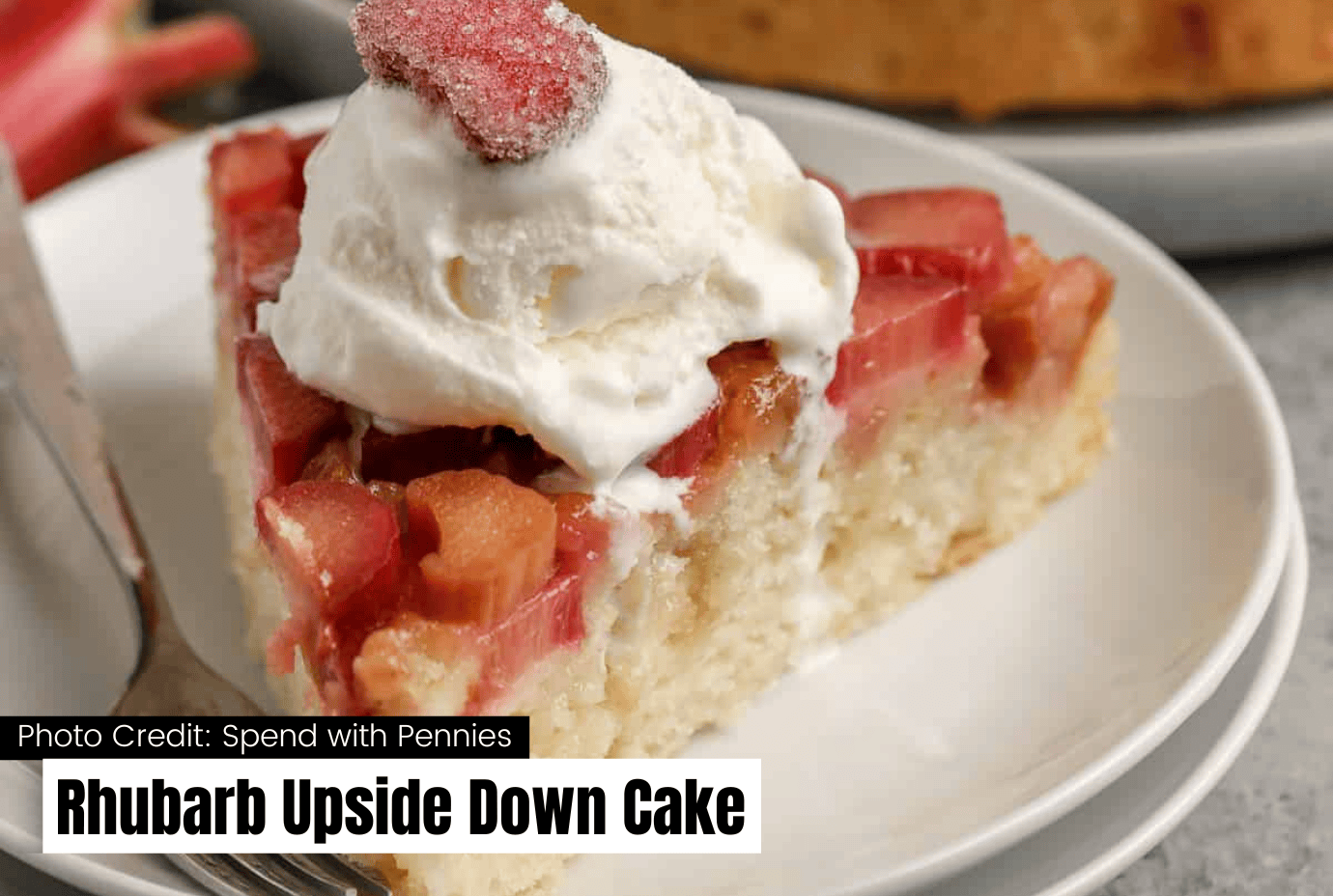 rhubarb upside down cake