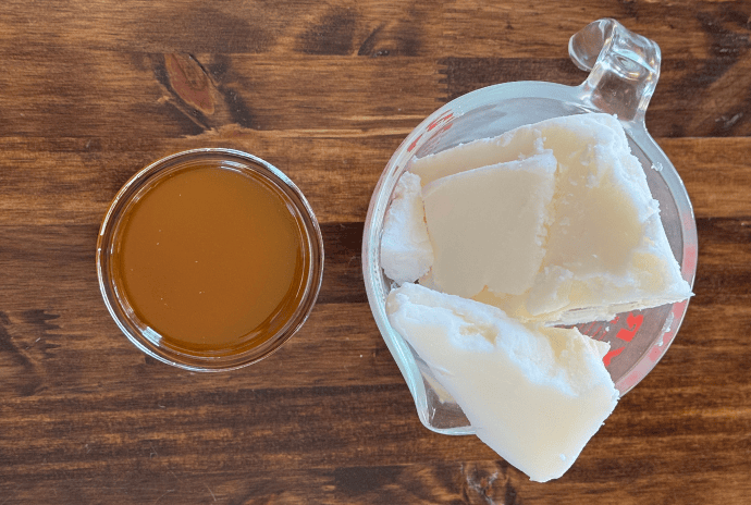 tallow and calendula infused coconut oil, tallow calendula baby balm recipe
