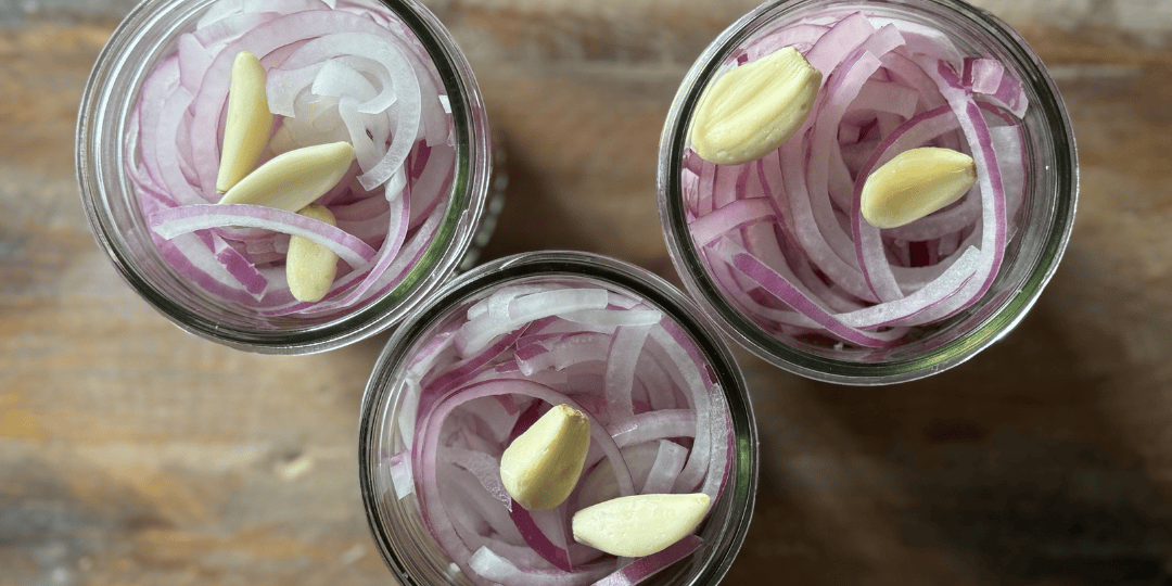 pickled red onions